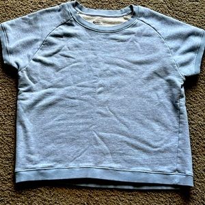 Oiselle Business Class Short Sleeve Sweatshirt - sz L